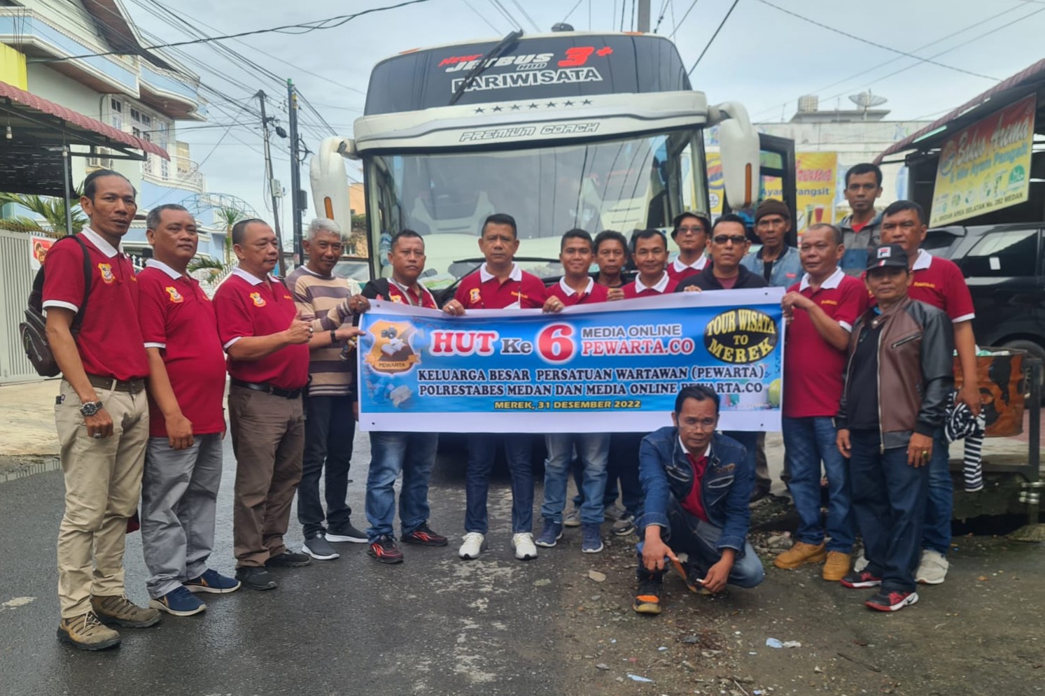Berjibaku dengan Berita, Pewarta Polrestabes Medan Wisata ke Merek