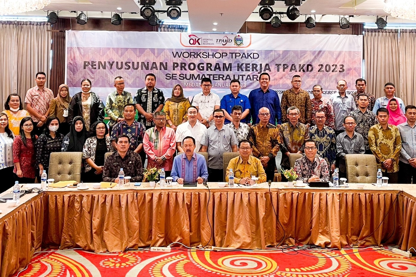 OJK Sumbagut Workshop Penyusunan Program Kerja TPAKD Tahun 2023