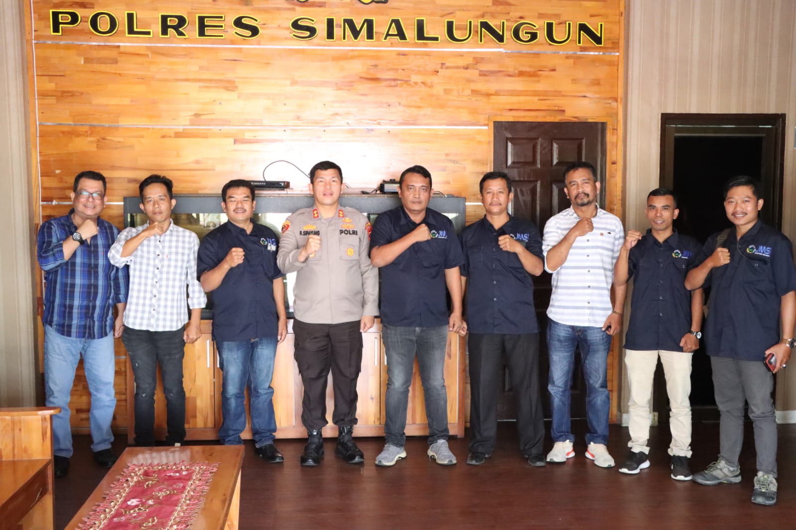 Kapolres Simalungun Dukung Pelantikan JMSI Pematang Siantar-Simalungun