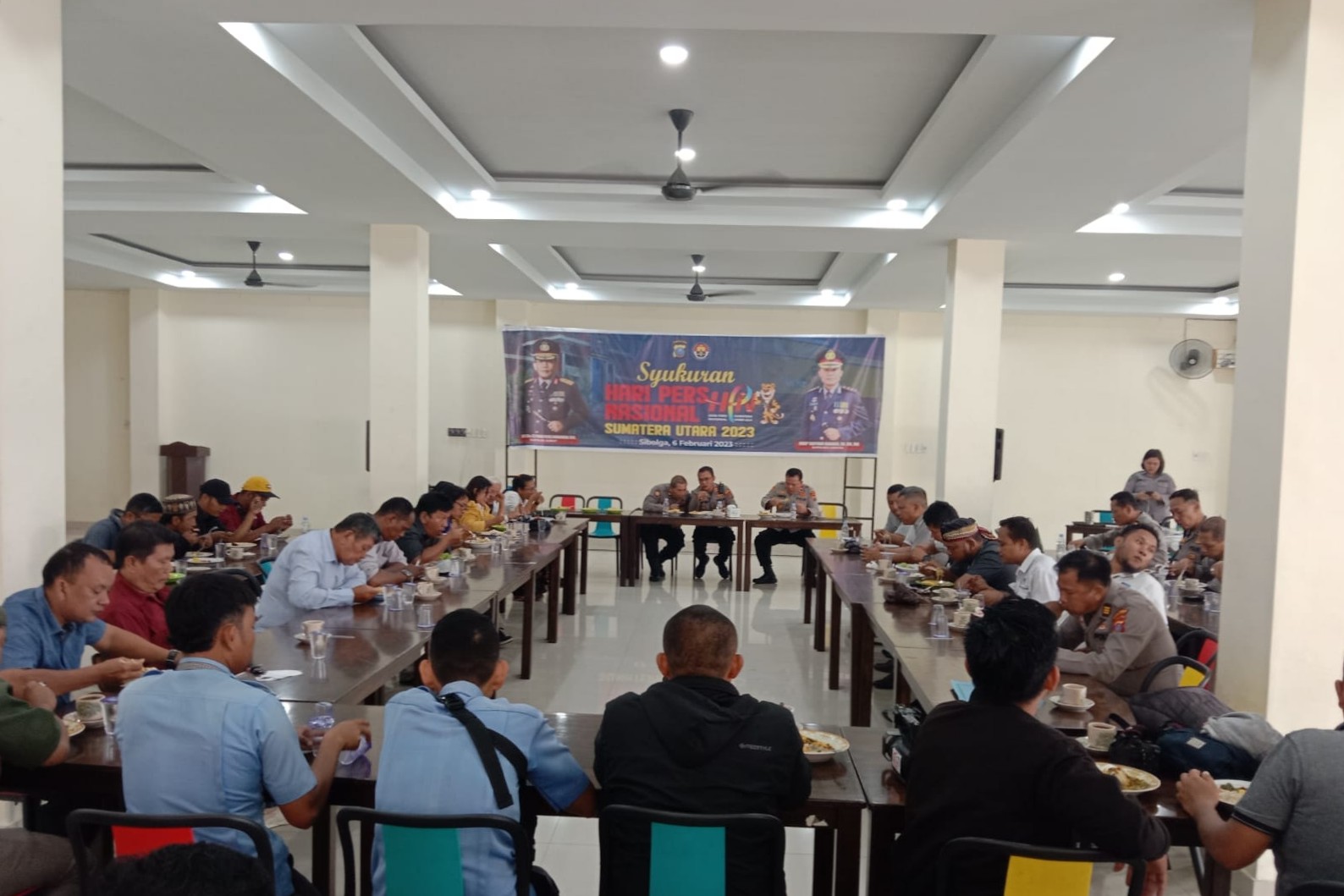 Kapolres Sibolga Rayakan Syukuran HPN Bersama Wartawan