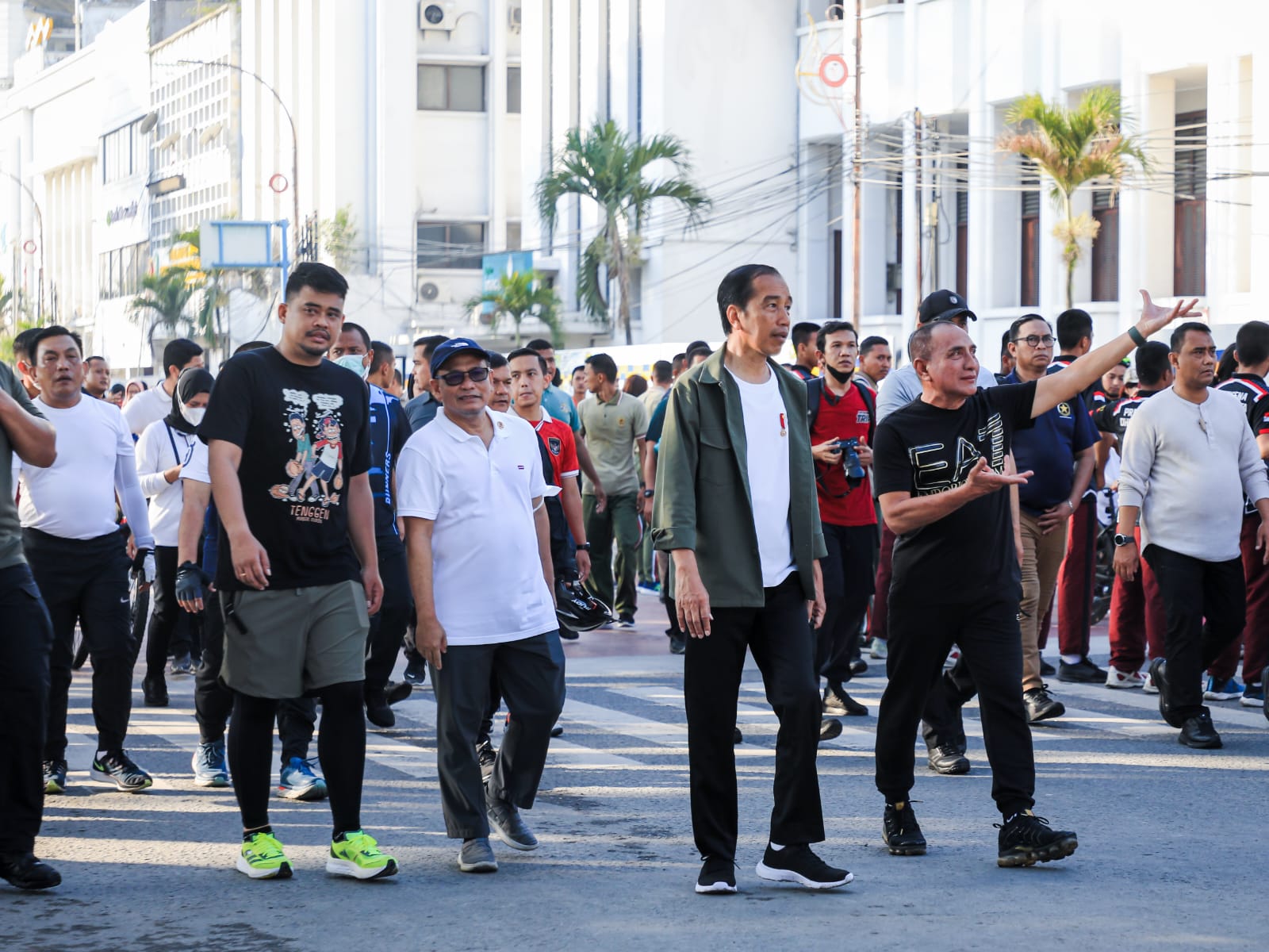 Warga Medan Antusias Presiden Jokowi Hadir di CFD