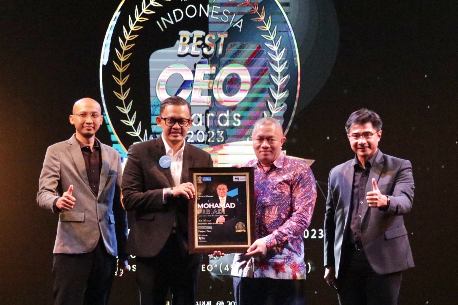 Presiden JNE Kembali Dinobatkan sebagai Indonesia Best 50 CEO Awards 2023
