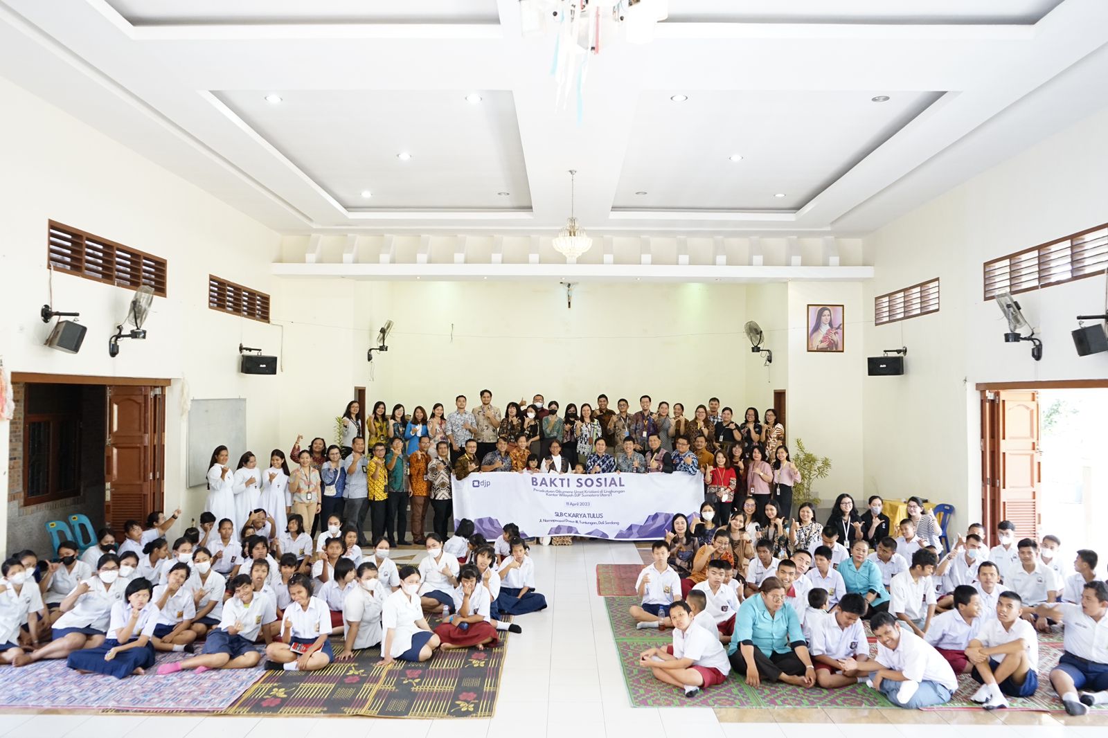 Kanwil DJP Sumut I Bakti Sosial di 9 Titik