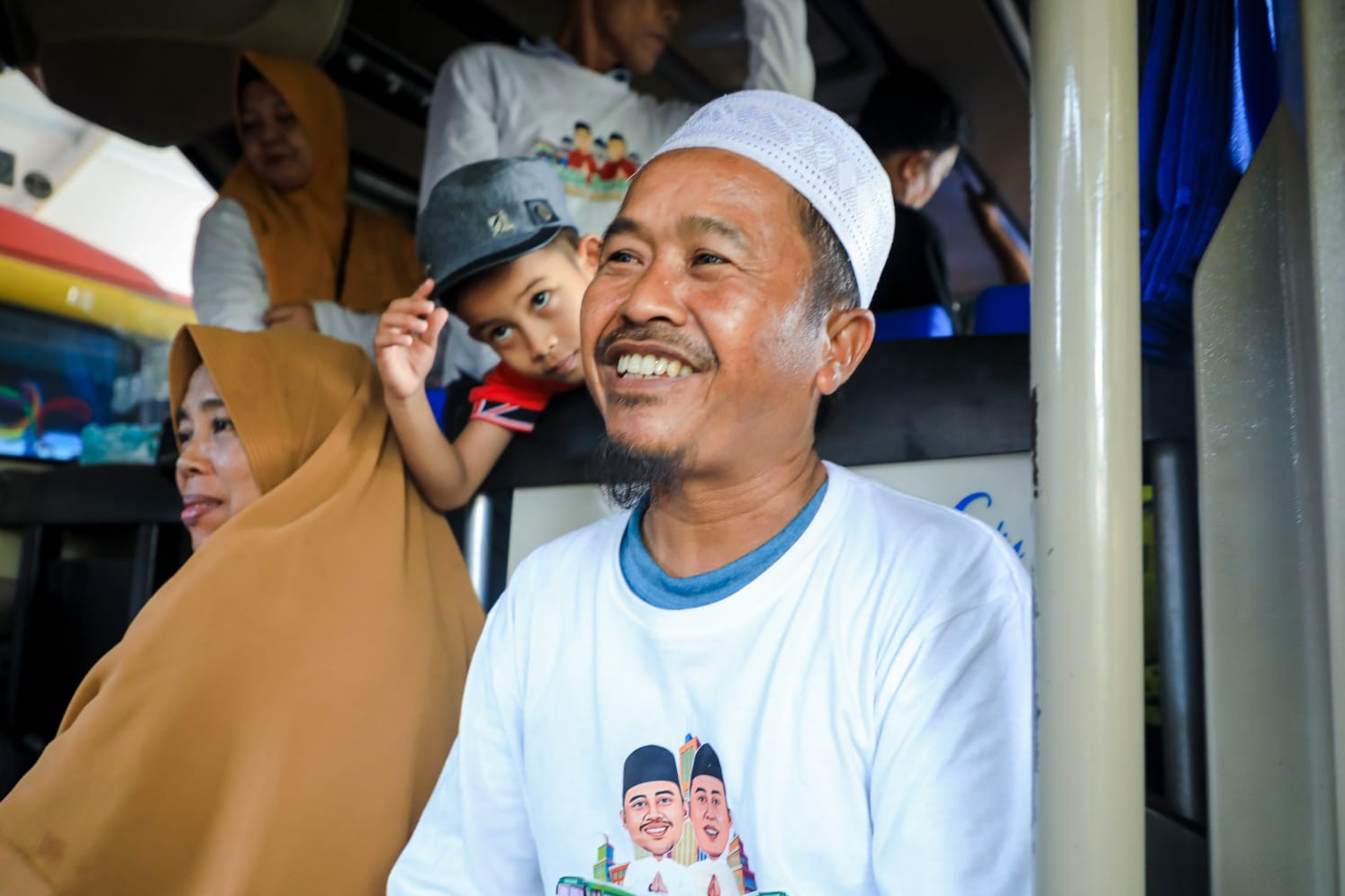 Peserta Mudik Gratis Ucapkan Terima Kasih Diberangkatkan