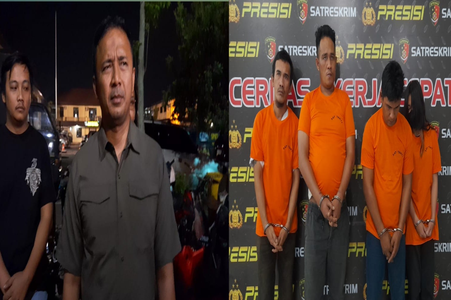 Empat Komplotan Spesialis Pencuri Pecah Kaca Mobil Diringkus, 1 Ditembak