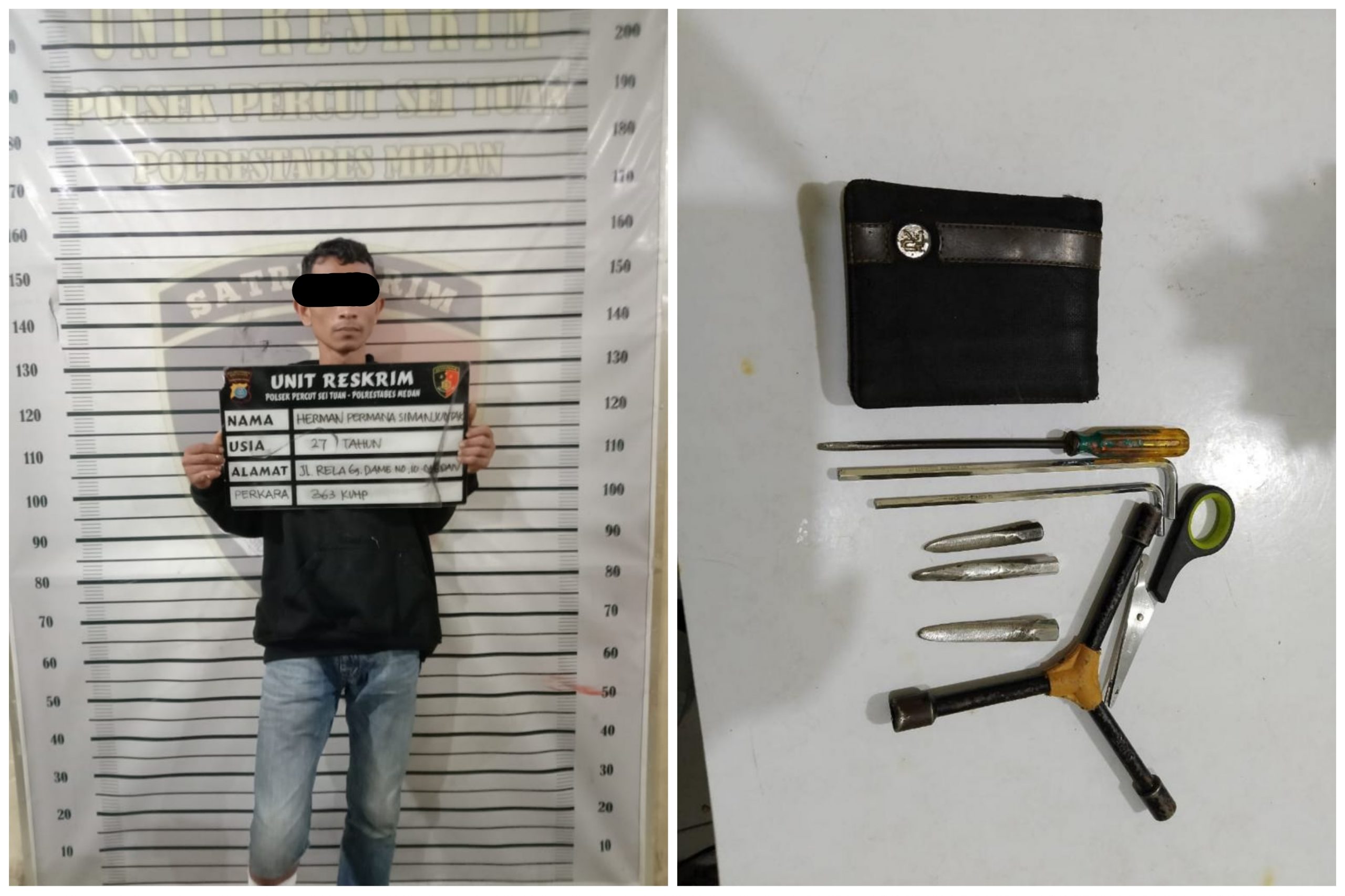 Residivis Ini Kena Tembak Usai Beraksi Curanmor Belasan Kali