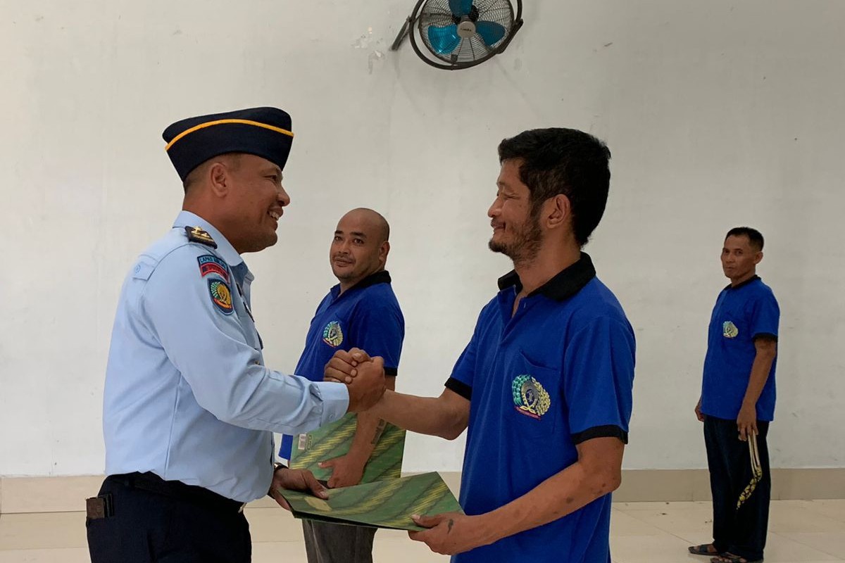 Lapas Binjai Berikan Remisi Waisak Warga Binaan Beragama Budha