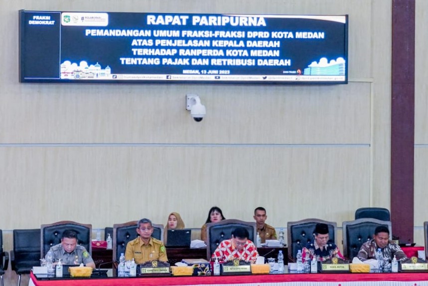 Pandangan DPRD Medan Soal Ranperda Pajak dan Retribusi Gedung