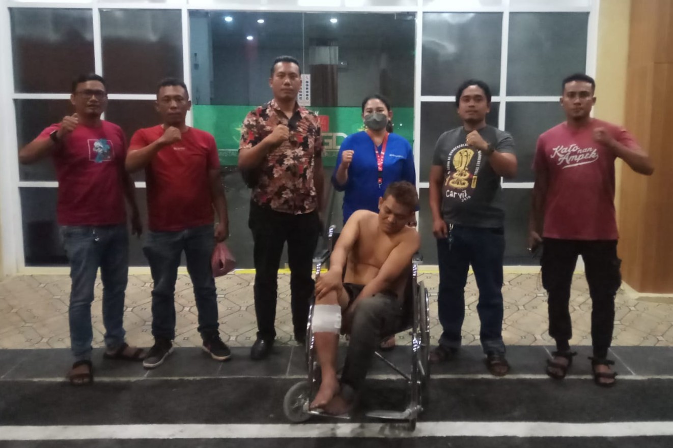Polsek Percut Lumpuhkan Pelaku Begal di Kamboja Desa Sampali