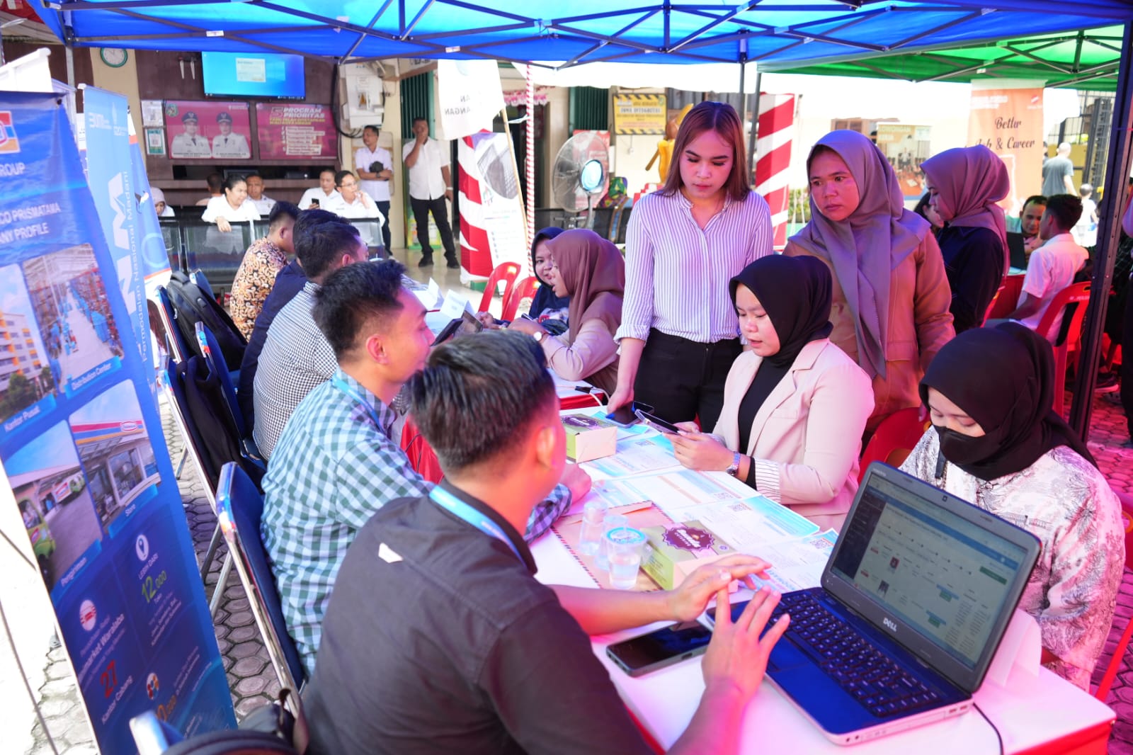 Job Fair Mini di Kecamatan Medan Perjuangan Diserbu Pencari Kerja