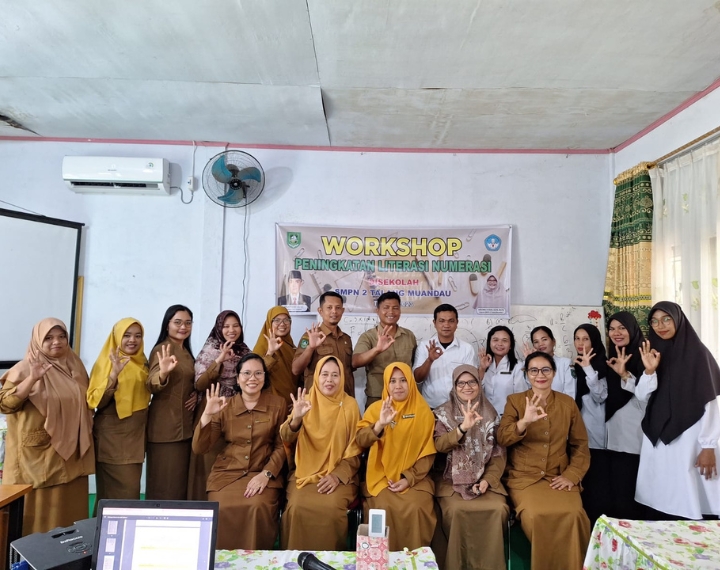 SMPN 2 Talang Muandau Tingkatkan Literasi Numerasi dengan Workshop Asesmen