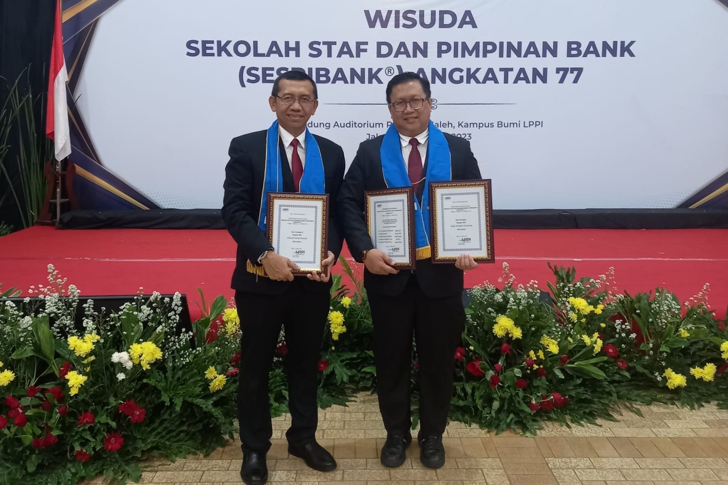 Dua Pejabat Bank Sumut Terbaik se-Indonesia pada Program Sespibank