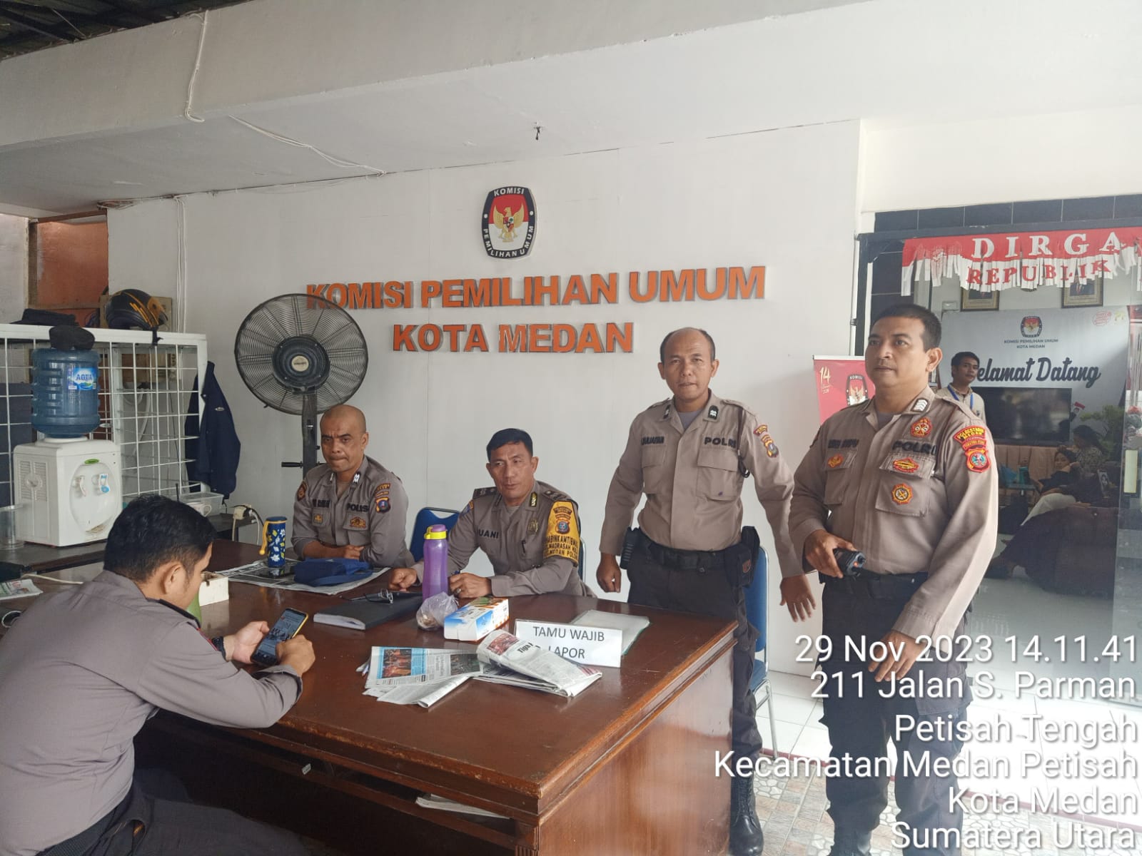 Patroli Cepat Polrestabes Medan: Jaga Kondusivitas, Pastikan Keamanan Pemilu 2024