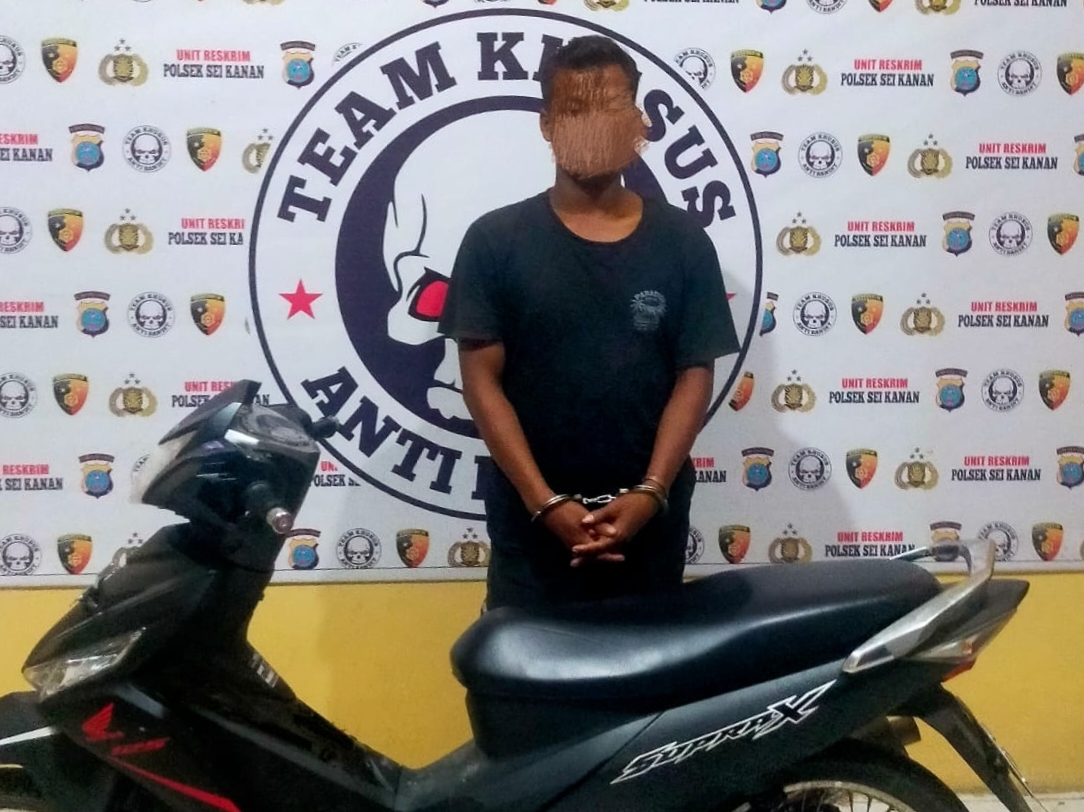 Polsek Sungai Kanan Berhasil Menangkap Penadah Sepeda Motor Curian