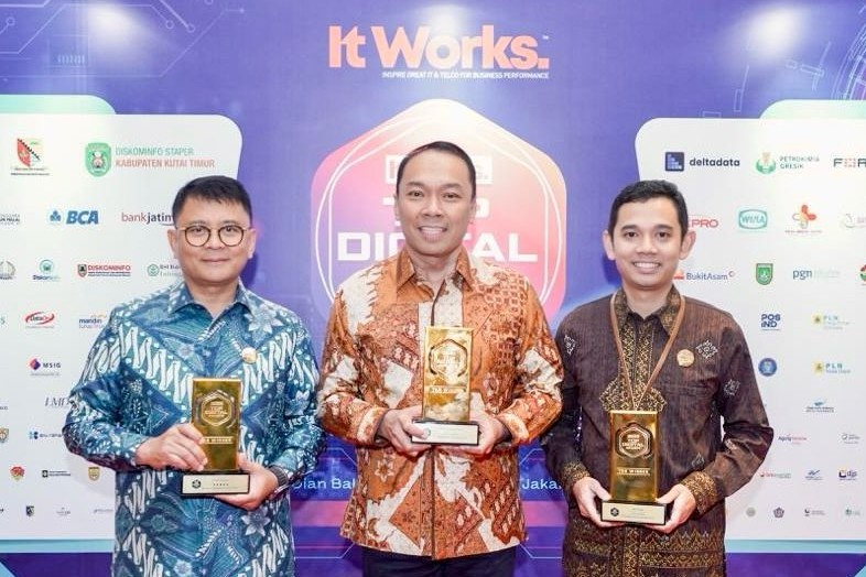 Jasa Raharja Terima Tiga Penghargaan di Ajang TOP Digital Awards 2023
