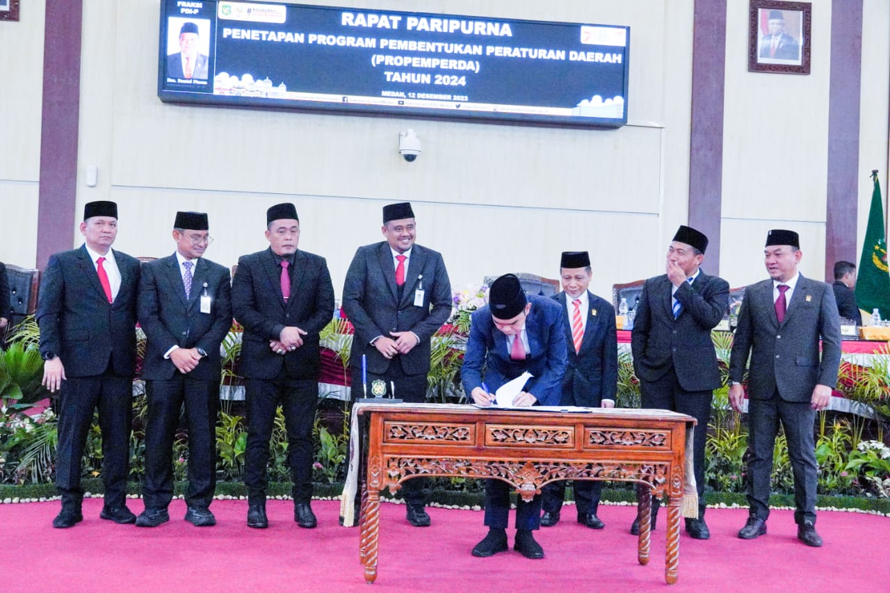 Pemko dan DPRD Medan Sepakati 16 Ranperda ke Dalam Propemperda Tahun 2024