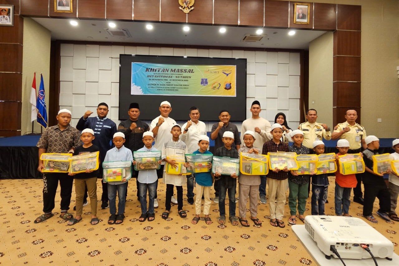 Rayakan HUT ke 43, Satpam Bank Sumut Gelar Bakti Sosial dan Khitanan Massal
