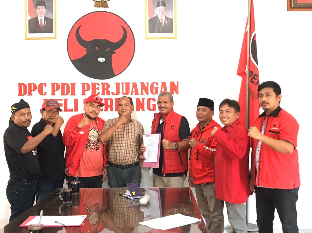 Relawan GasPol Silaturahim ke DPC PDI Perjuangan Deli Serdang: Amunisi Pemenangan Ganjar-Mahfud