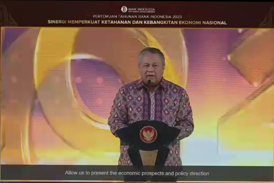 Di Pertemuan Tahunan BI, Perry Warjiyo: Waspadai! Ekonomi Global Meredup di 2024