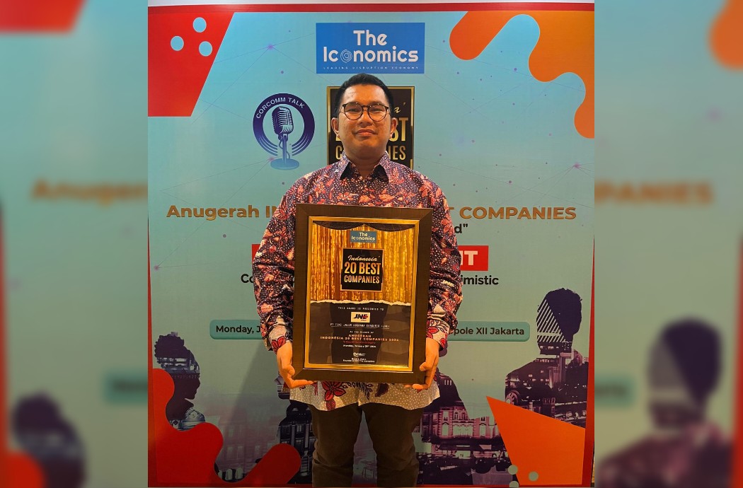 JNE Raih Penghargaan Indonesia 20 Best Companies Kategori Courier Service