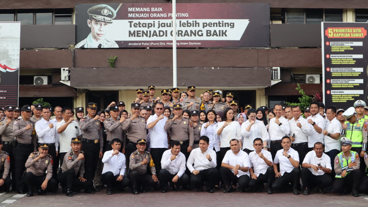 Arahkan Perang Melawan Kejahatan, Kapolrestabes Medan Pimpin Apel Awal Tahun 2024