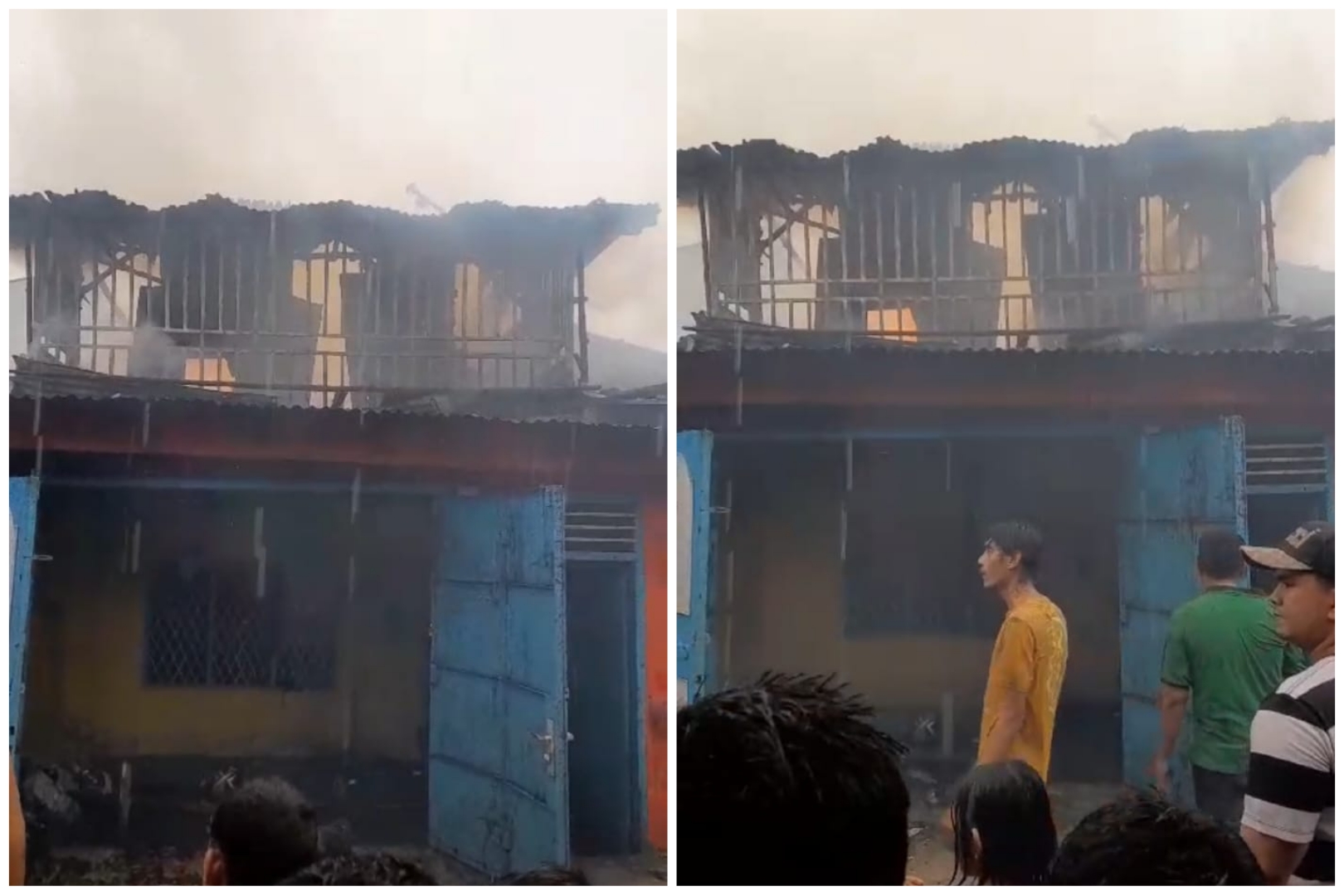 Di Tengah Hujan, 4 Unit Rumah Warga di Jalan Bromo Terbakar