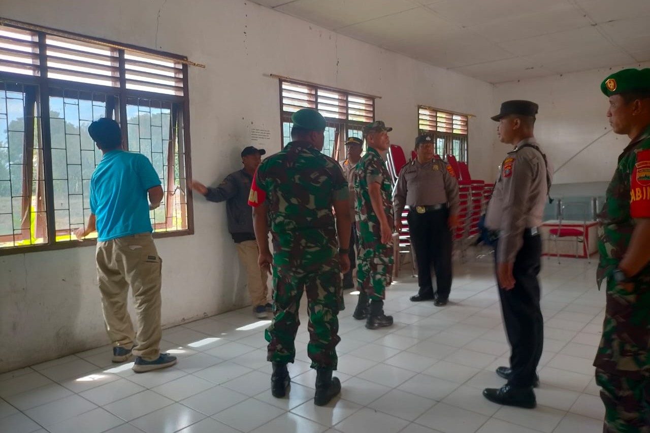 Polres Samosir Cek Lokasi Penyimpanan Logistik Pemilu 2024