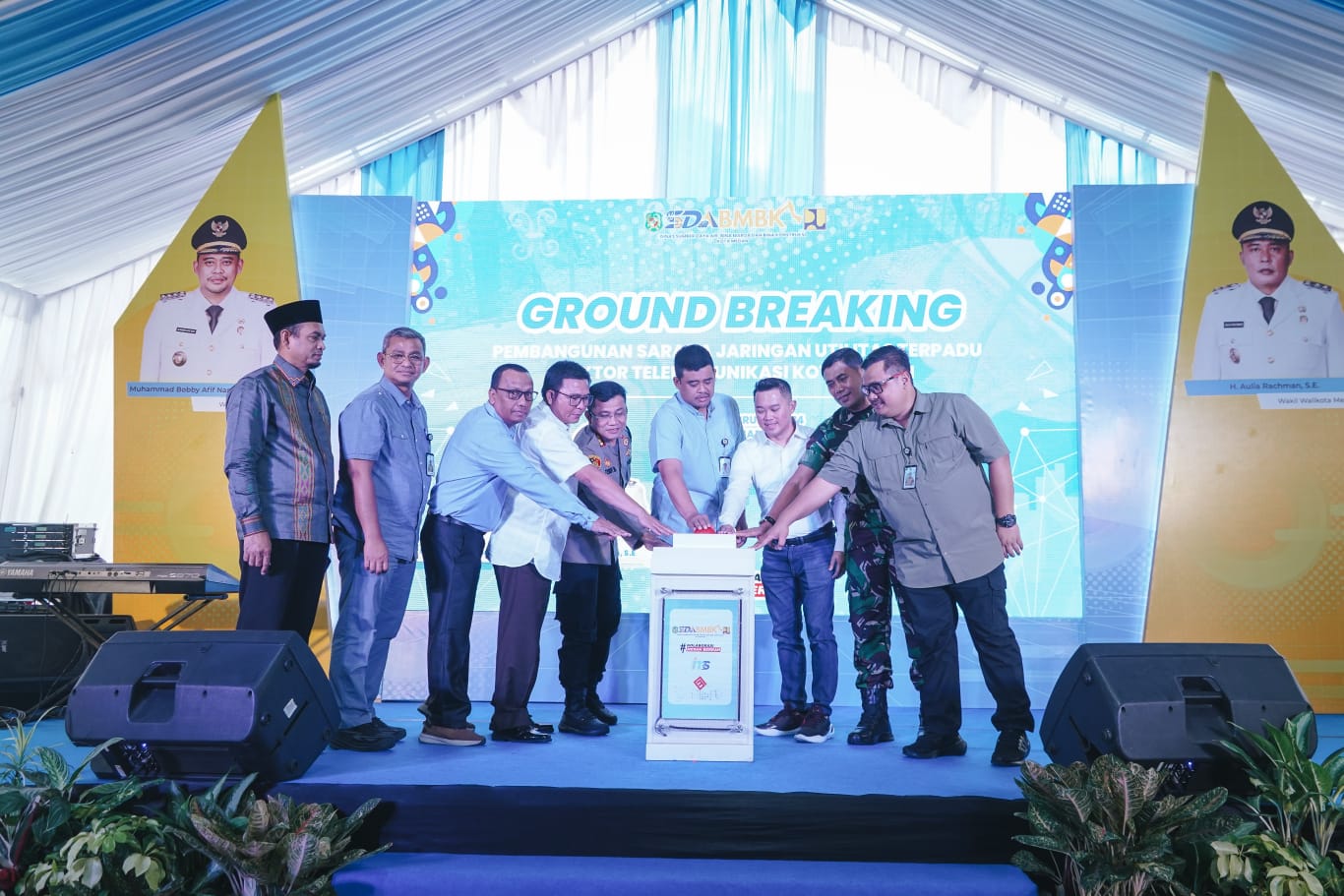 Bobby Nasution Resmikan Groundbreaking Pembangunan SJUT