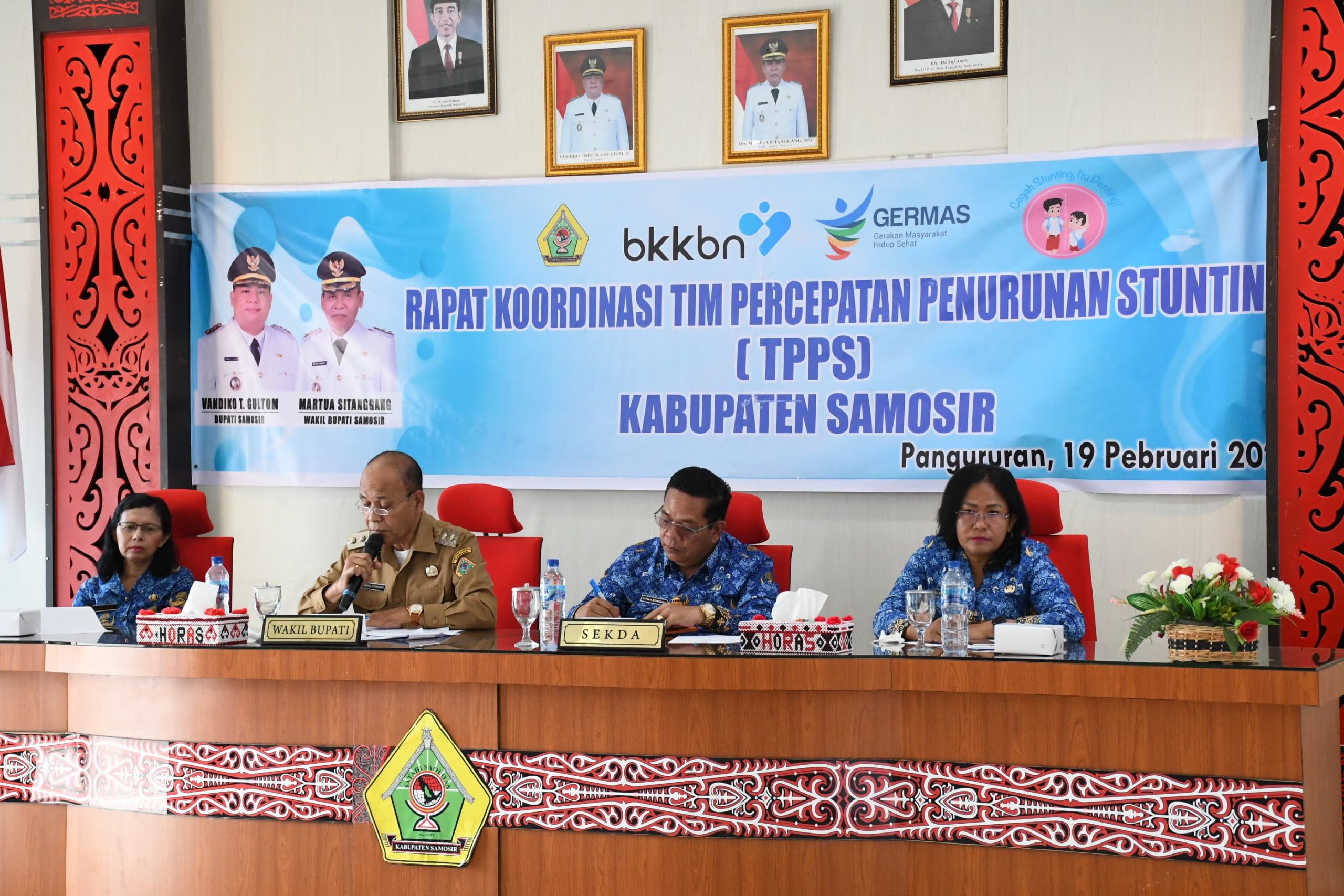 Ketua TPPS Samosir Tekankan Pentingnya Penetapan Lokasi Prioritas Intervensi Stunting