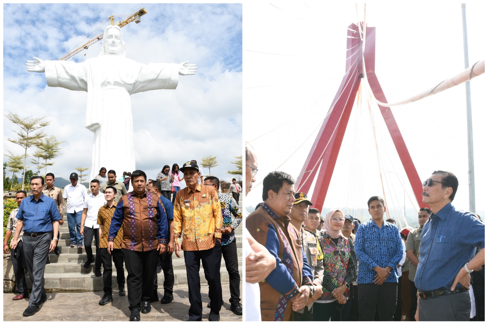 Menko Marves Luhut B. Panjaitan Tinjau Lokasi Wisata di Samosir