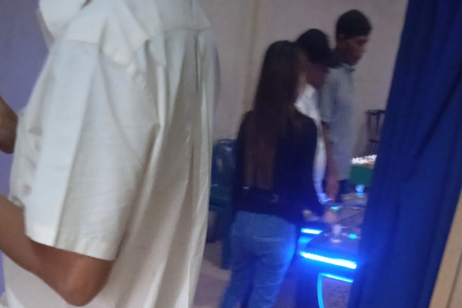 Bos Game Zone di Graha Kisaran, Sepelekan Spanduk Dilarang Berjudi