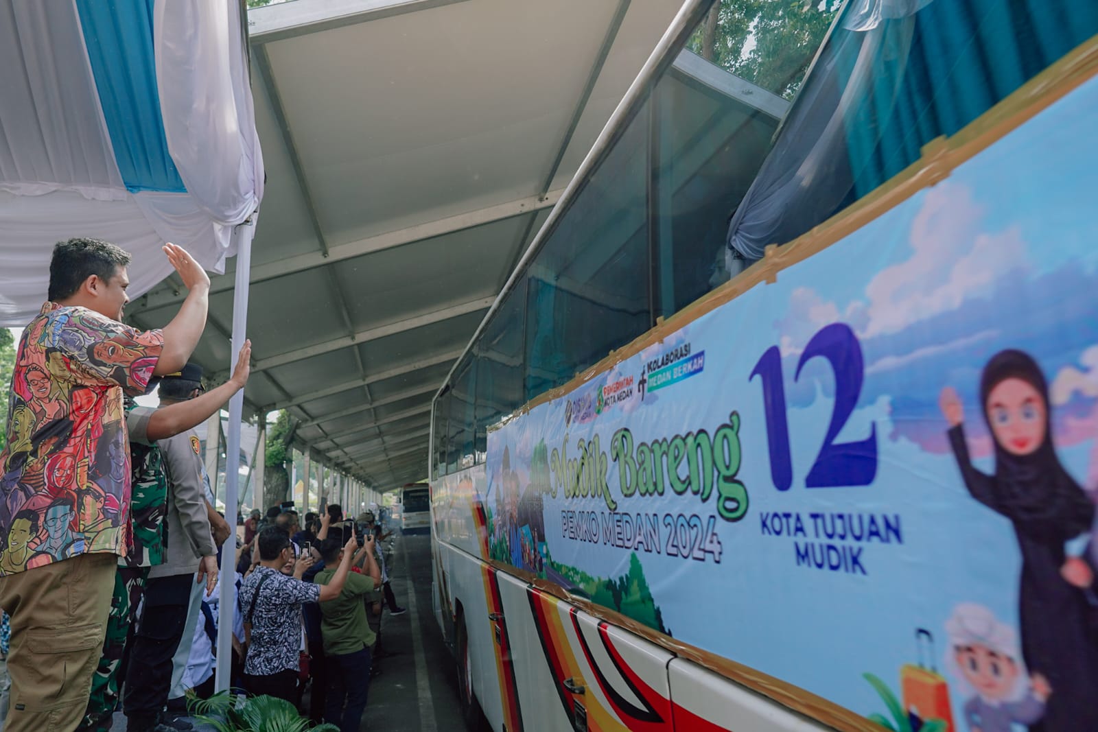 Bobby Nasution Pesankan Jangan Ngebut Sewaktu Melepas Pemudik