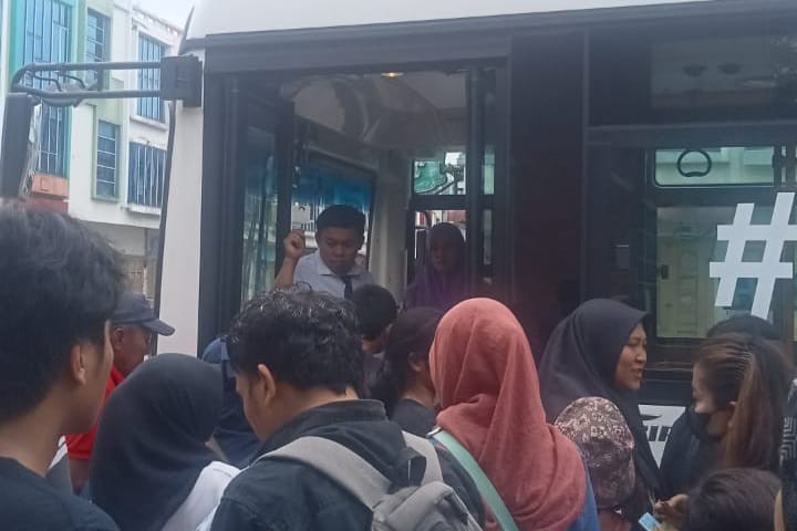Bus Listrik Gratis Pemko Medan Dibanjiri Penumpang Selama Libur Lebaran