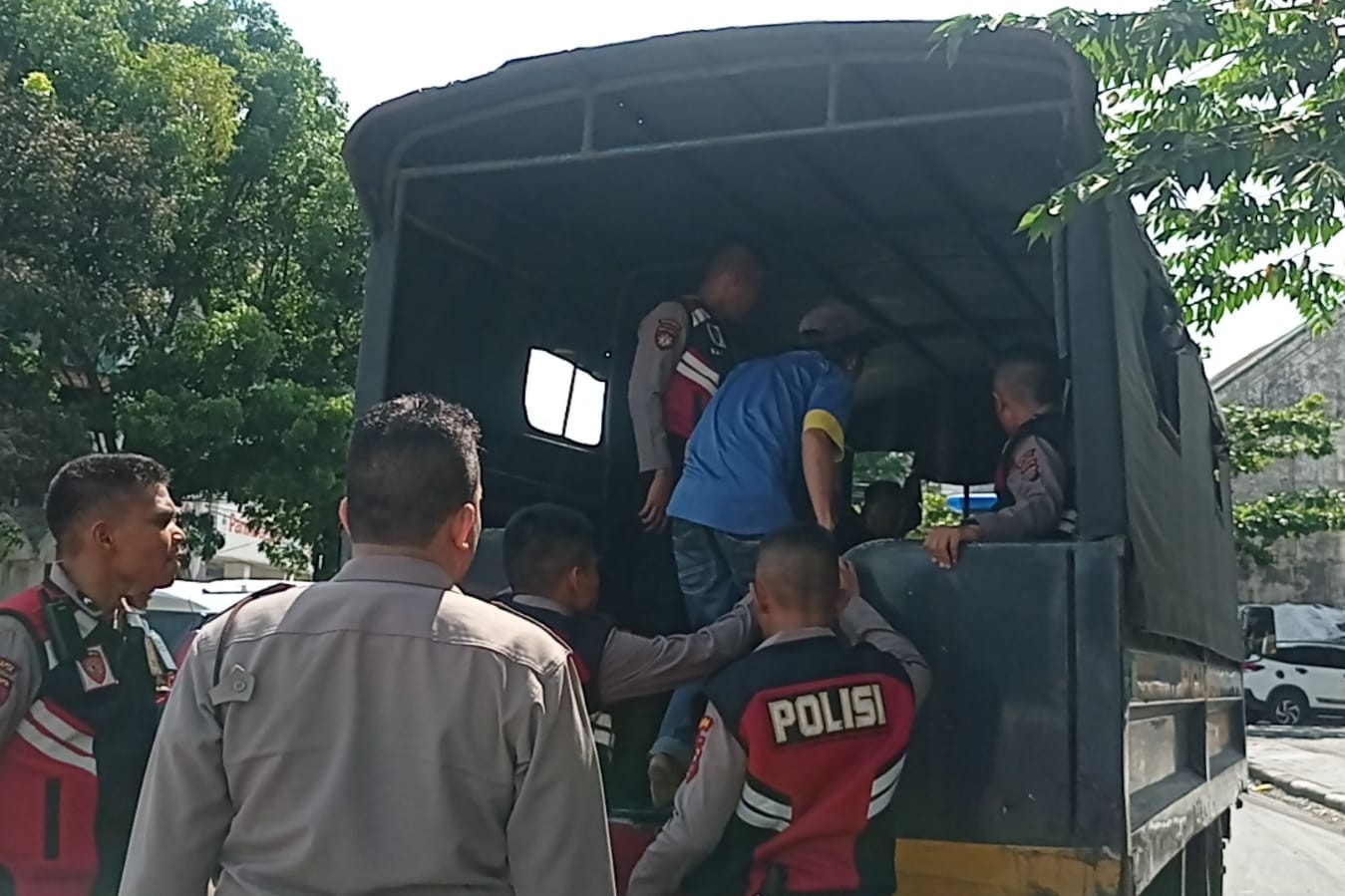 Polrestabes Medan dan Dishub Razia Jukir, 99 Orang Diamankan