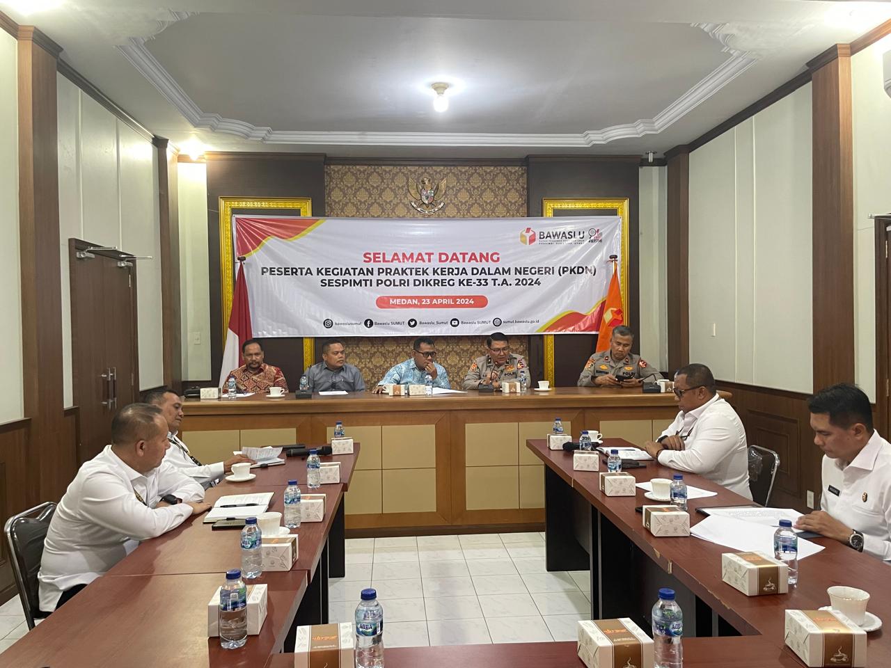 Bawaslu Sumut Ungkap Strategi Pengawasan Pemilu 2024 kepada Peserta PKDN Sespimti Polri