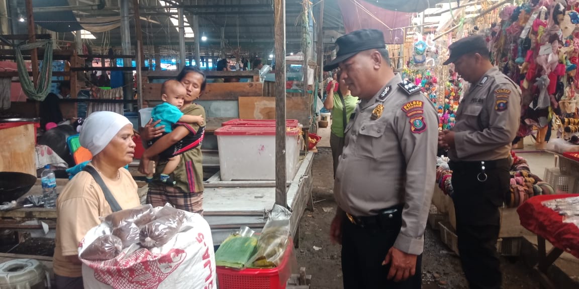 Polres Samosir Perketat Pengamanan Pasar Utama
