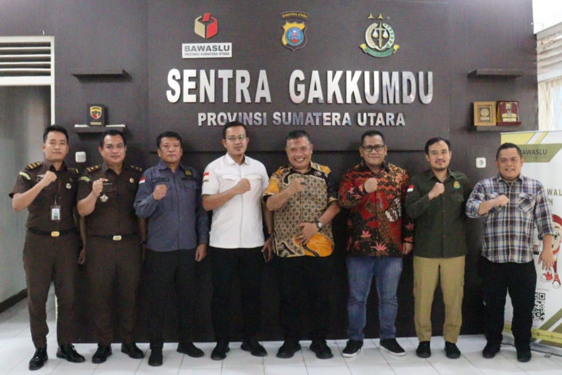Jamintel Kejagung Kunjungi Bawaslu Sumut untuk Pemetaan Potensi AGHT Pemilu 2024