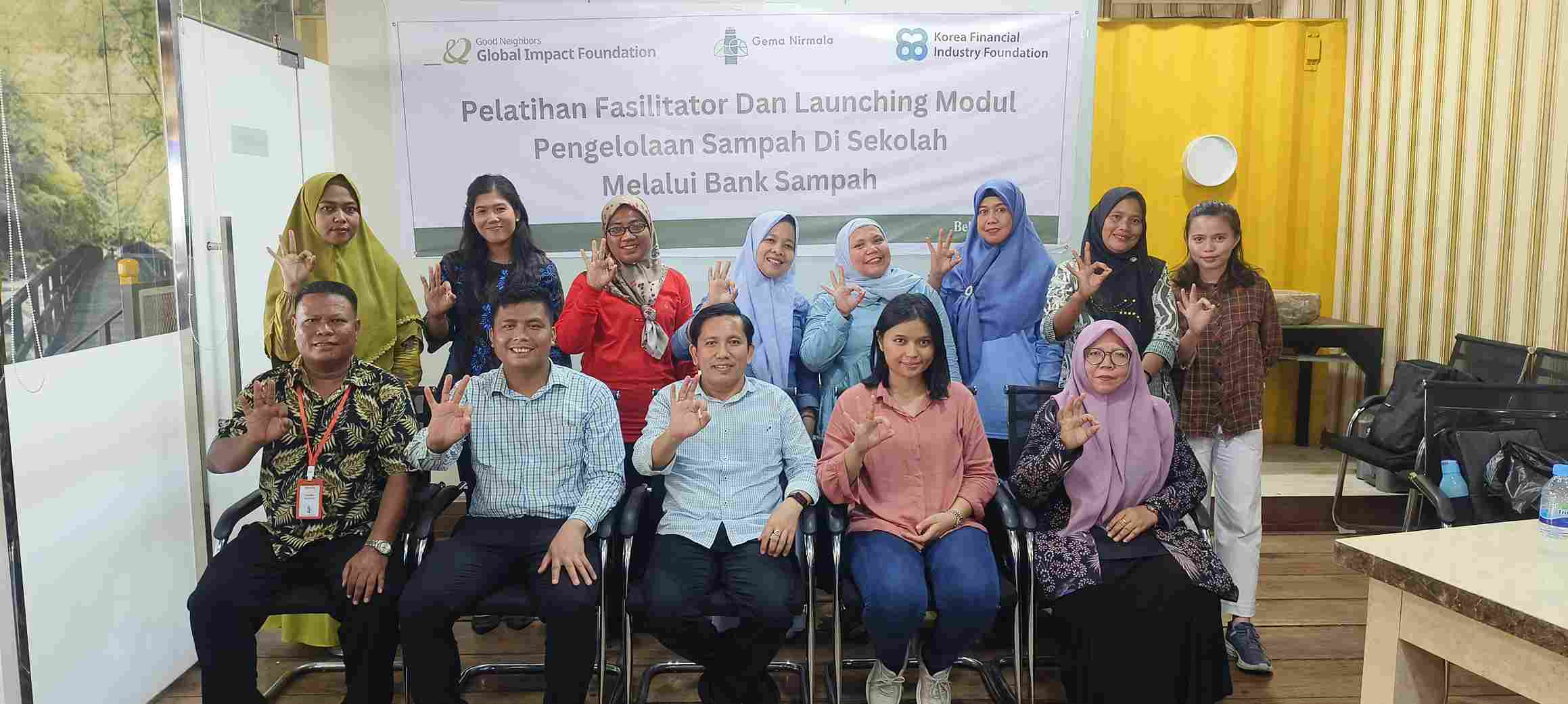 Gema Nirmala Indonesia dan Disdik Medan Latih Fasilitator Bank Sampah di Sekolah Belawan