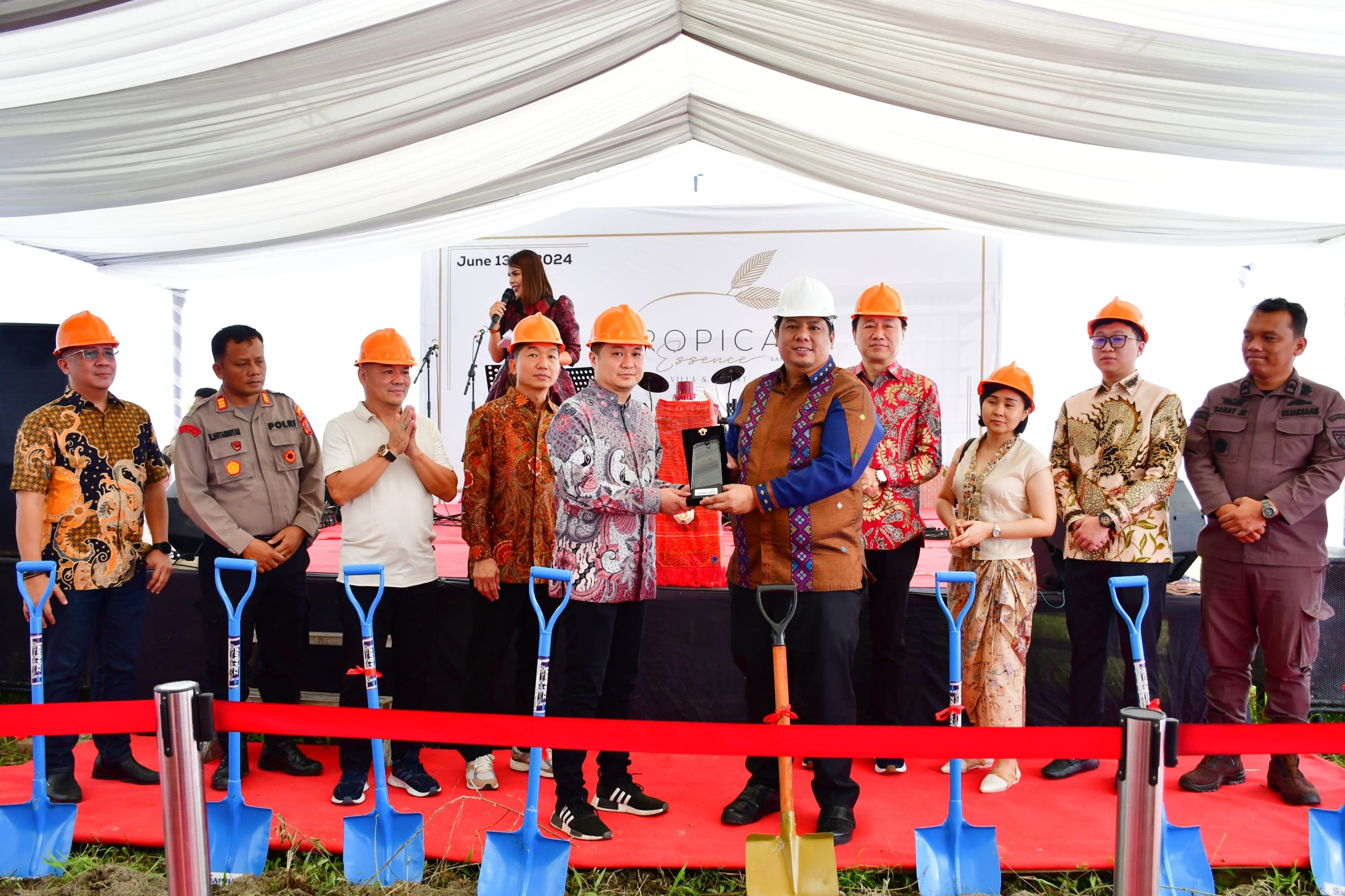 Semakin Dilirik Investor, Bupati Samosir Groundbreaking Pembangunan Tropical Essence