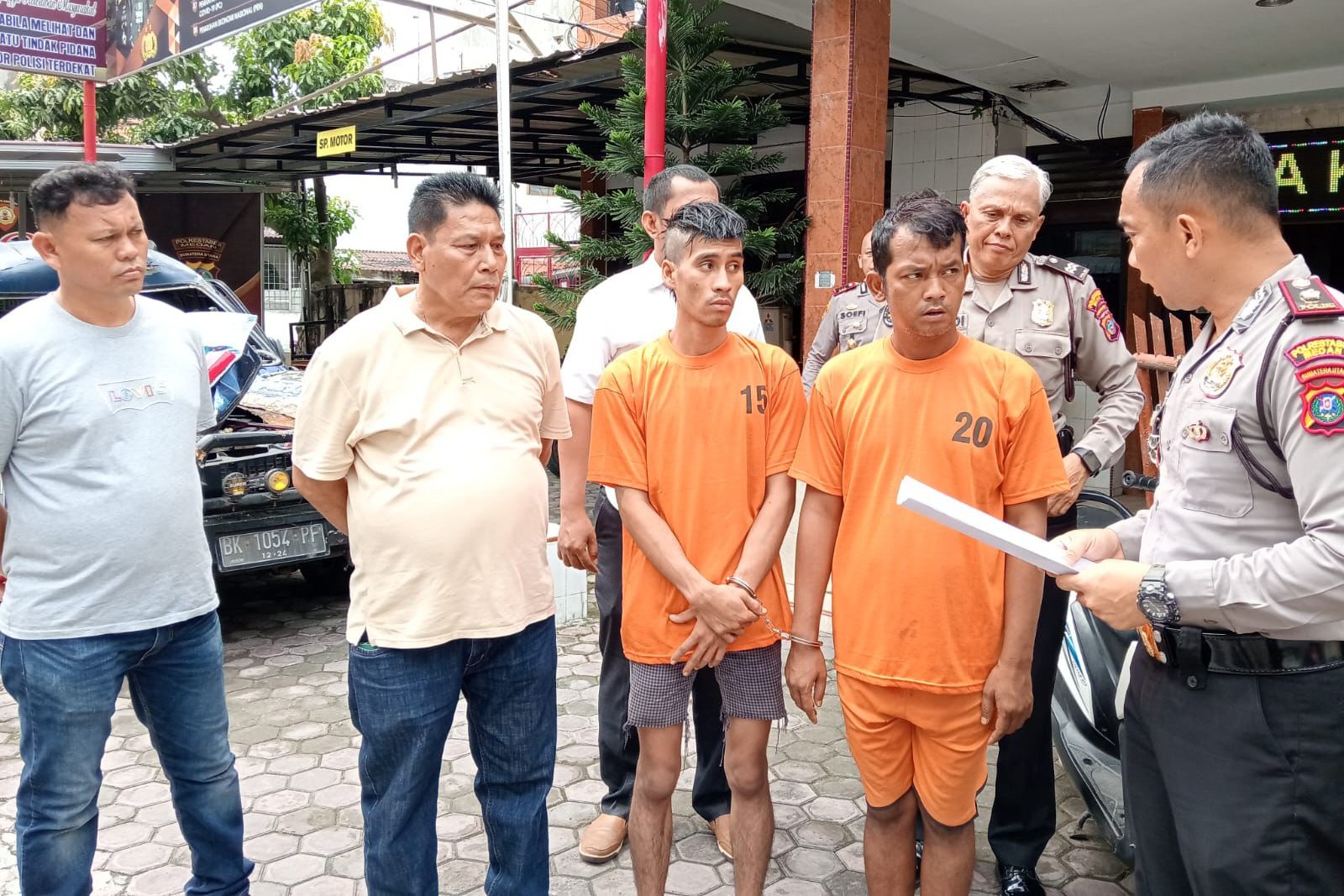 Dua Pencuri Pagar di Medan Tembung, Ditangkap Reskrim Polsek Medan Area