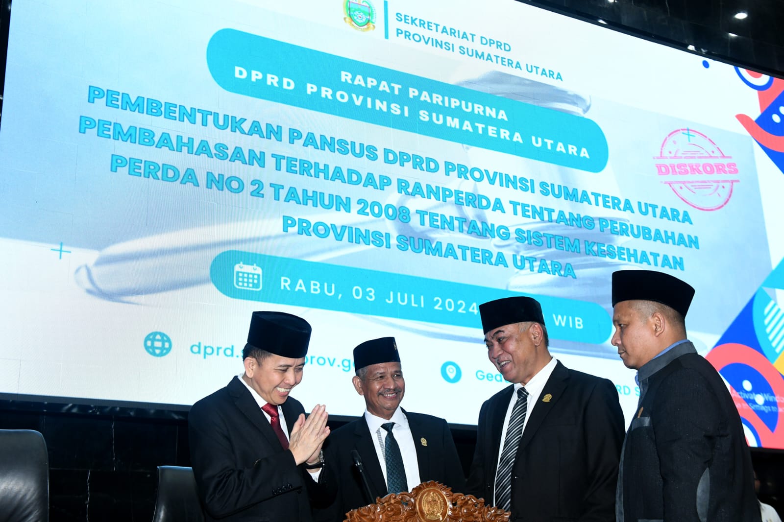 Ketua DPRD Apresiasi Pemprov Sumut