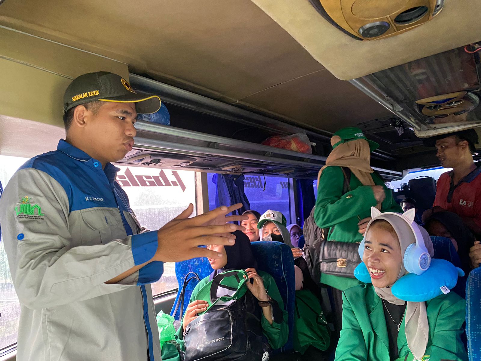 Ketua HMJ Ilmu Perpustakaan UINSU Sampaikan Semangat untuk Mahasiswa KKN