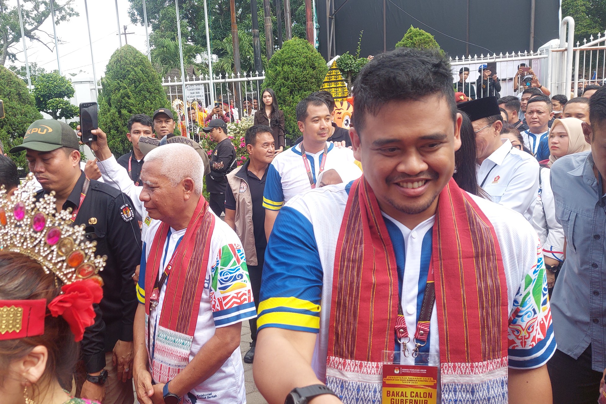 Mendaftar ke KPU Sumut, Bobby Nasution: Kami Akan Tunduk Apa yang Diturunkan KPU dan Bawaslu