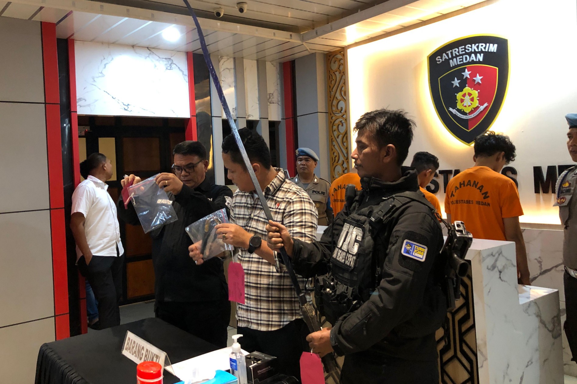 Polisi Dibacok Geng Motor di Medan, Tiga Pelakunya Tertangkap