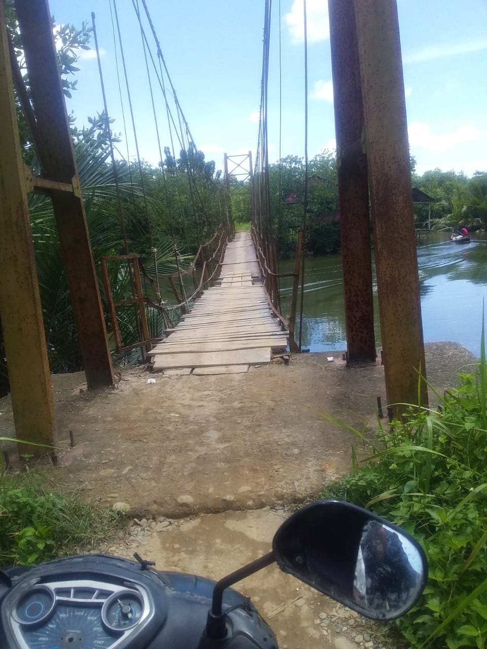 Jembatan di Pangkalan Susu Mengancam Keselamatan Warga, Urgen Diperbaiki