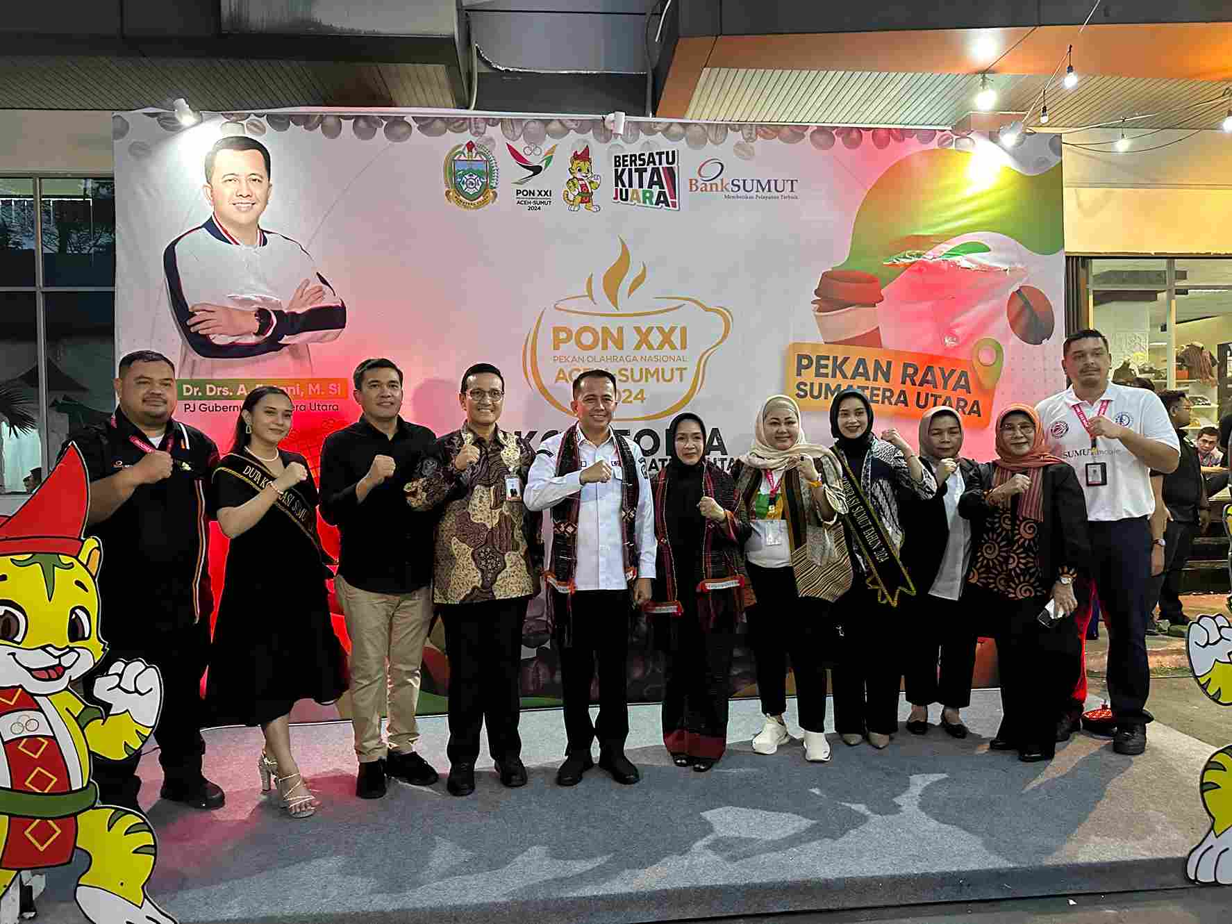 Pj Gubernur Sumut Luncurkan ‘Kopi Sumut’ dan Gerakan Cinta Kopi di Festival Kopiforia