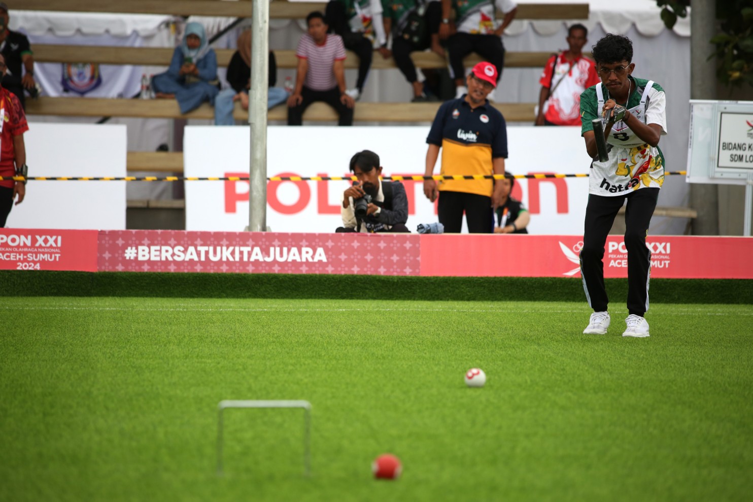 Cabor Gateball Ganda Sumut, Bendri dan Ilham Raih Medali Emas pada PON XXI