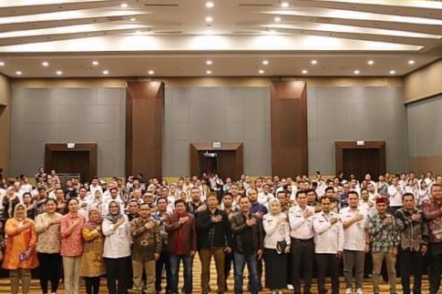 Anggota KPU se-Sumut Bimtek dan Pengenalan Aplikasi SIKADEKA