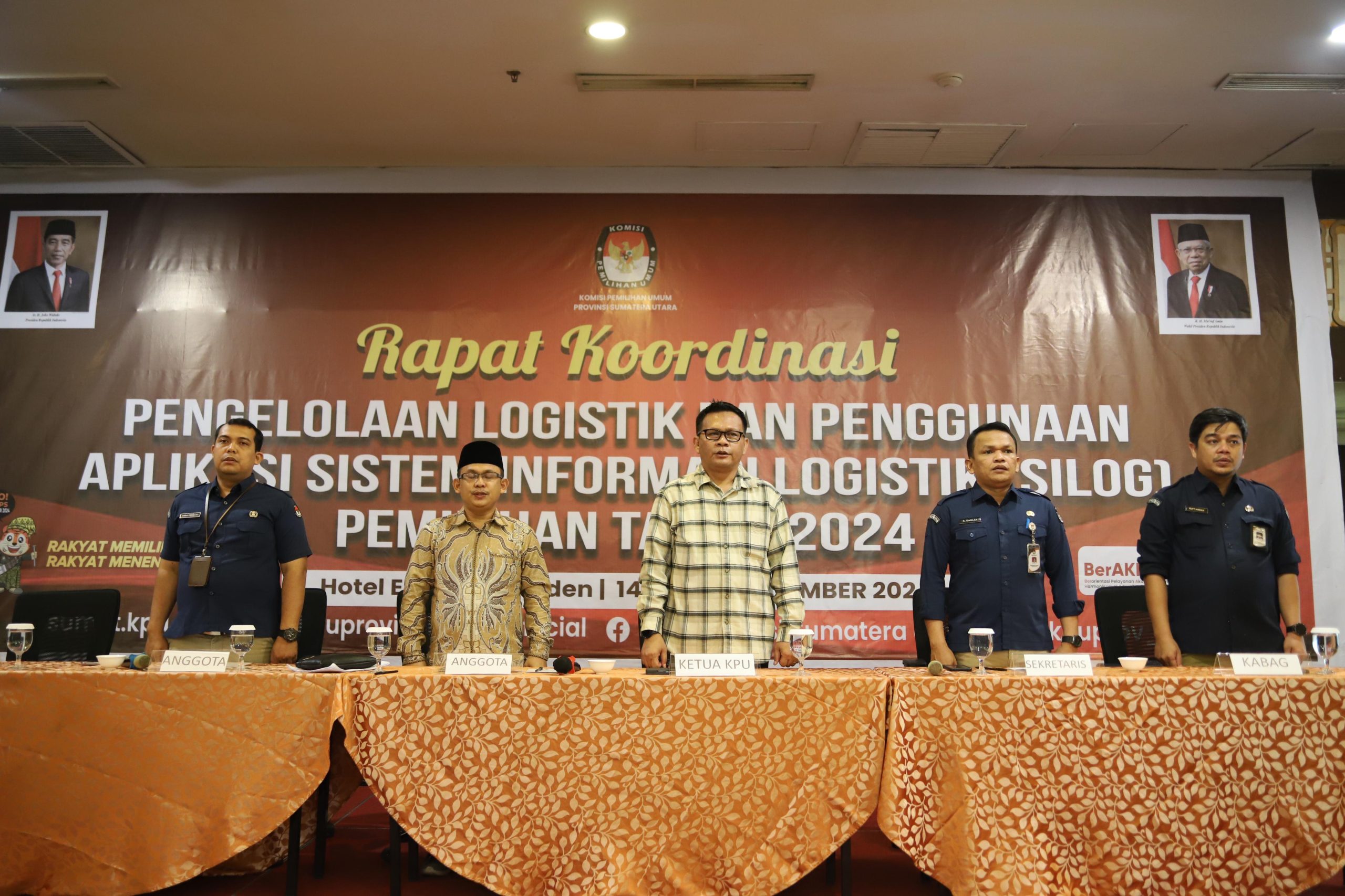 KPU Sumut Gelar Rakor Penggunaan Aplikasi SILOG