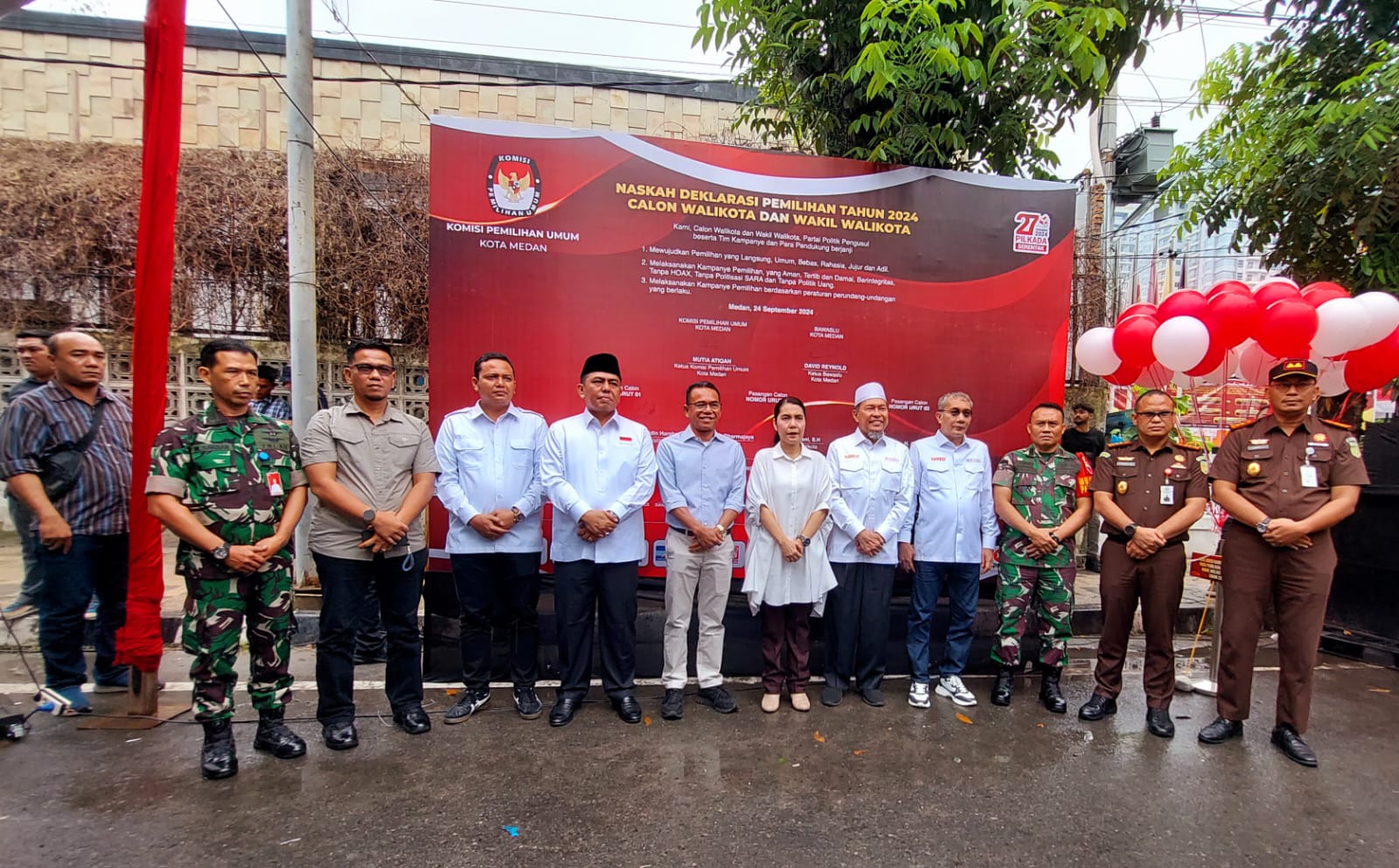 KPU Medan Ajak Paslon Wali Kota Ciptakan Pilkada Damai